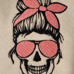 dangerous girl embroidered logo