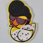 elvis duck embroidered patch