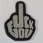 fck off embroidered patch