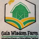 gaia wisdom farm embroidered logo