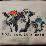 holy cow it cold embroidered logo