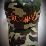 kc girl camo embroidred hat