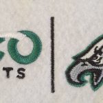 tico sporst eagles embroidered logo